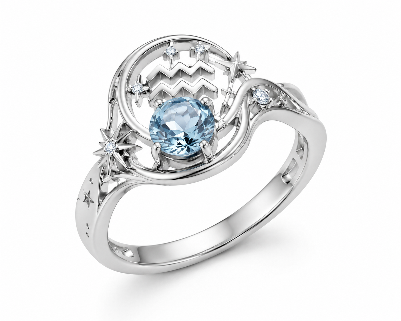 Aquarius Love Ring 2
