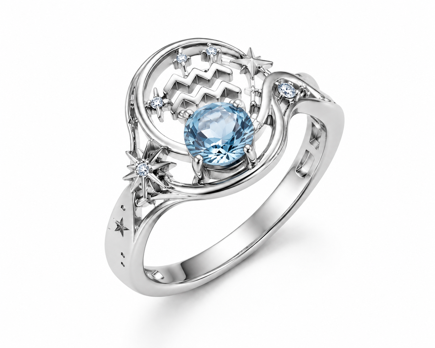 Aquarius Love Ring 6
