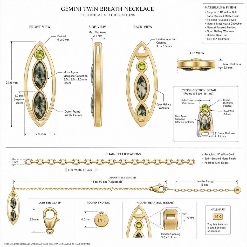 MorrowLand Gemini Health Necklace 3