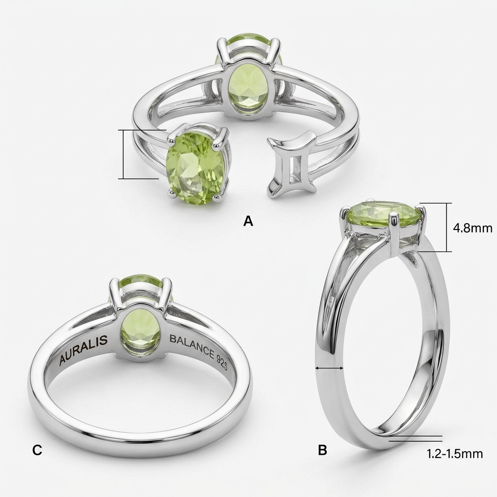 Auralis Gemini Balance Ring - 双子座健康戒指 3