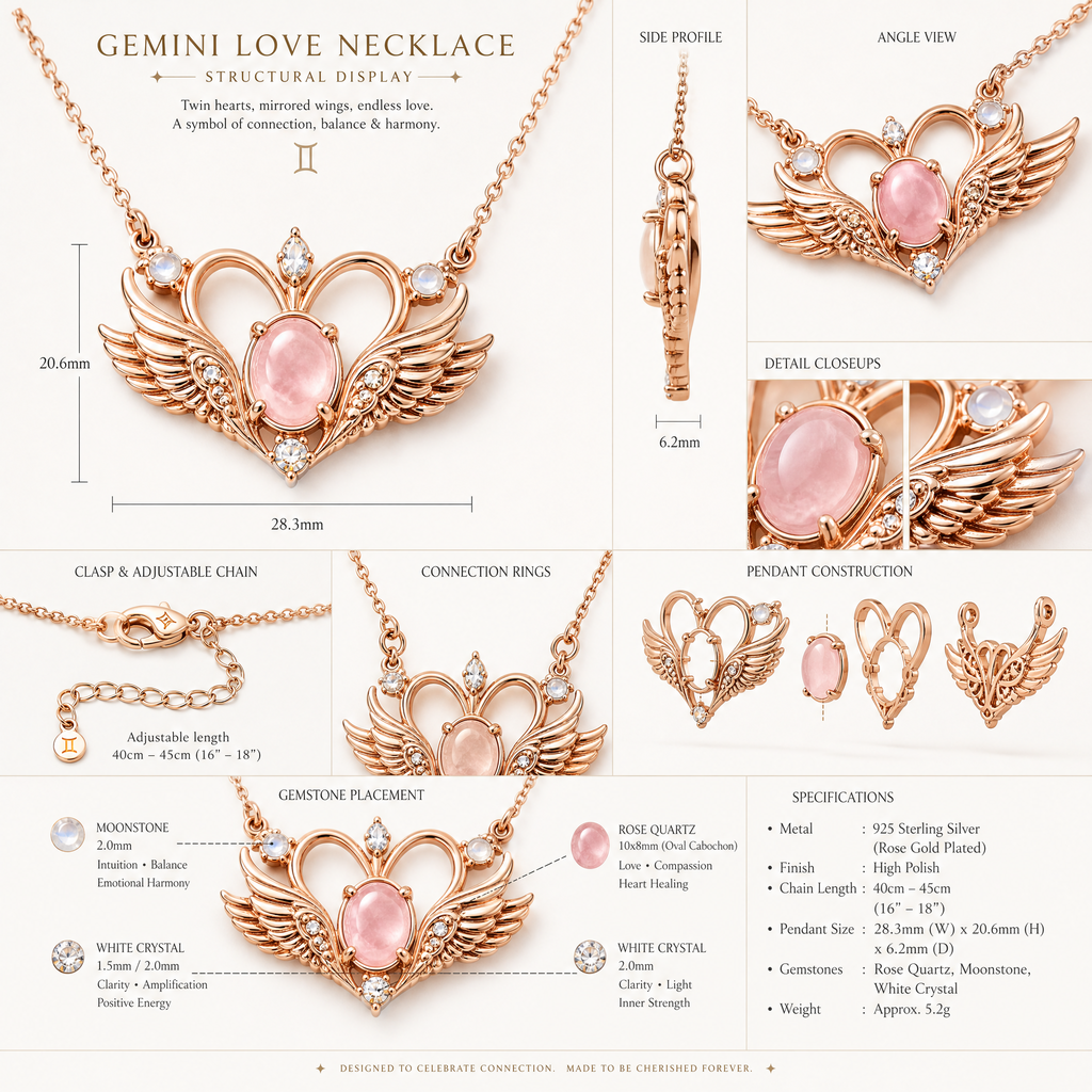MorrowLand Gemini Love Necklace 3