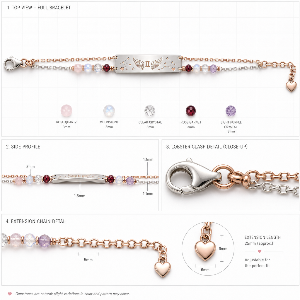 MorrowLand Gemini Love Bracelet 3