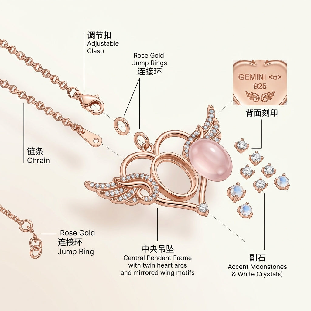 MorrowLand Gemini Love Necklace 7