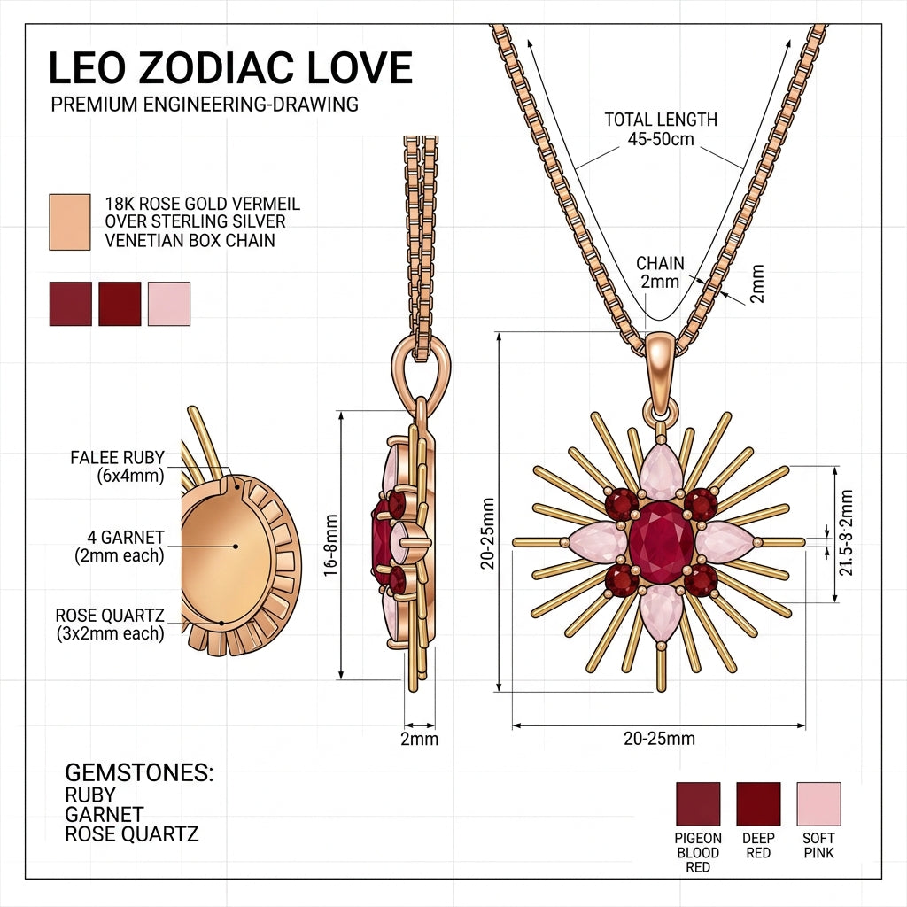 MorrowLand Leo Love Necklace 7