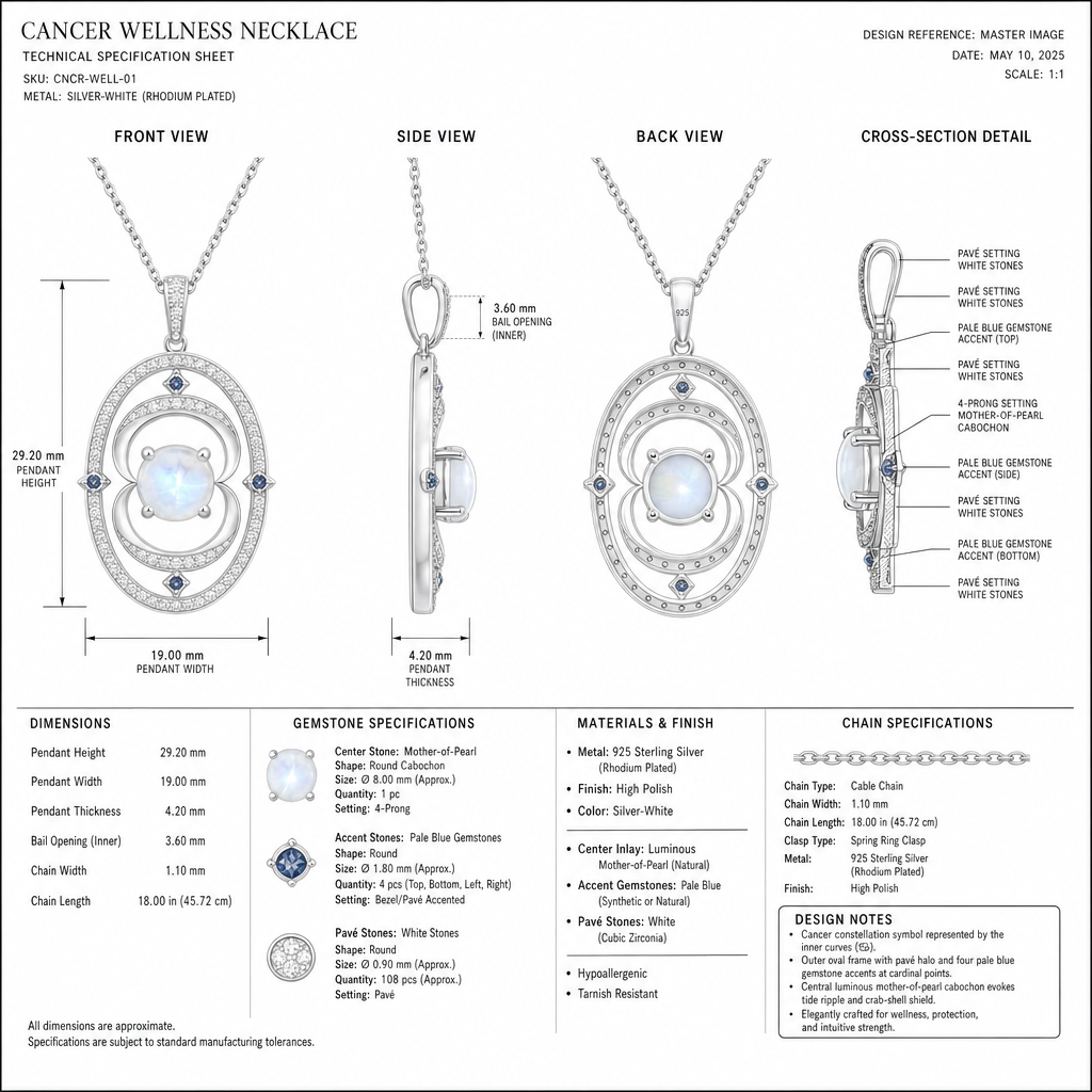 MorrowLand Cancer Health Necklace 8