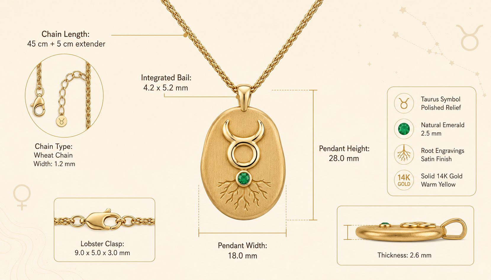 Product ID: P01_金牛座_财富_女性_项链 8