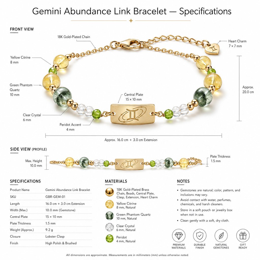 MorrowLand Gemini Wealth Bracelet 8