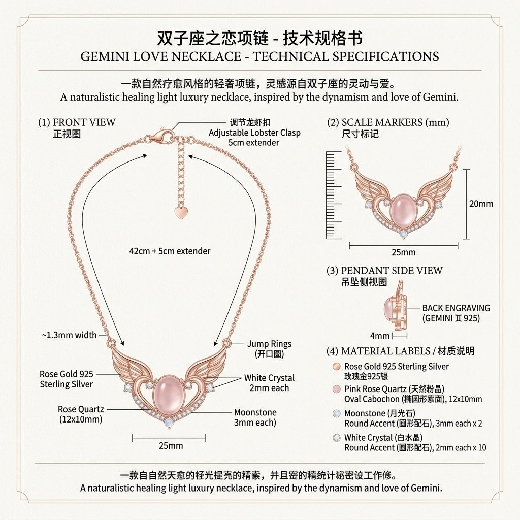 MorrowLand Gemini Love Necklace 8