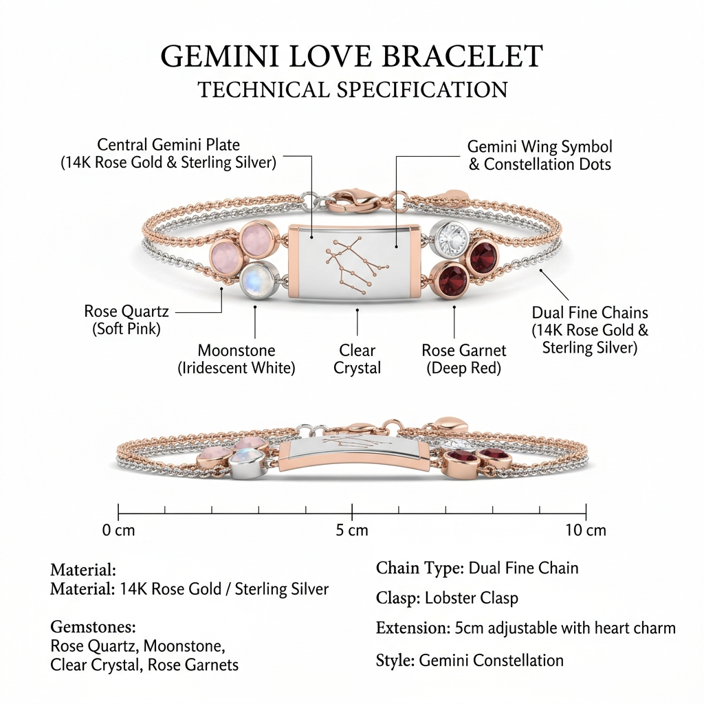 MorrowLand Gemini Love Bracelet 8