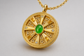 Chryseia — The Libra Golden Wheel Pendant 1