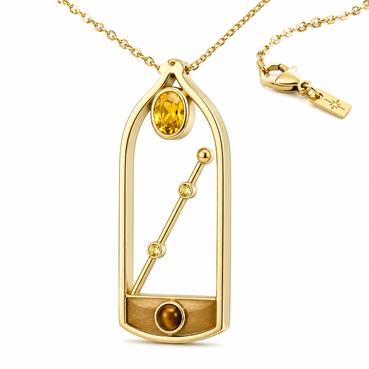 Fortuna Arcus — The Sagittarius Prosperity Gate Necklace 1