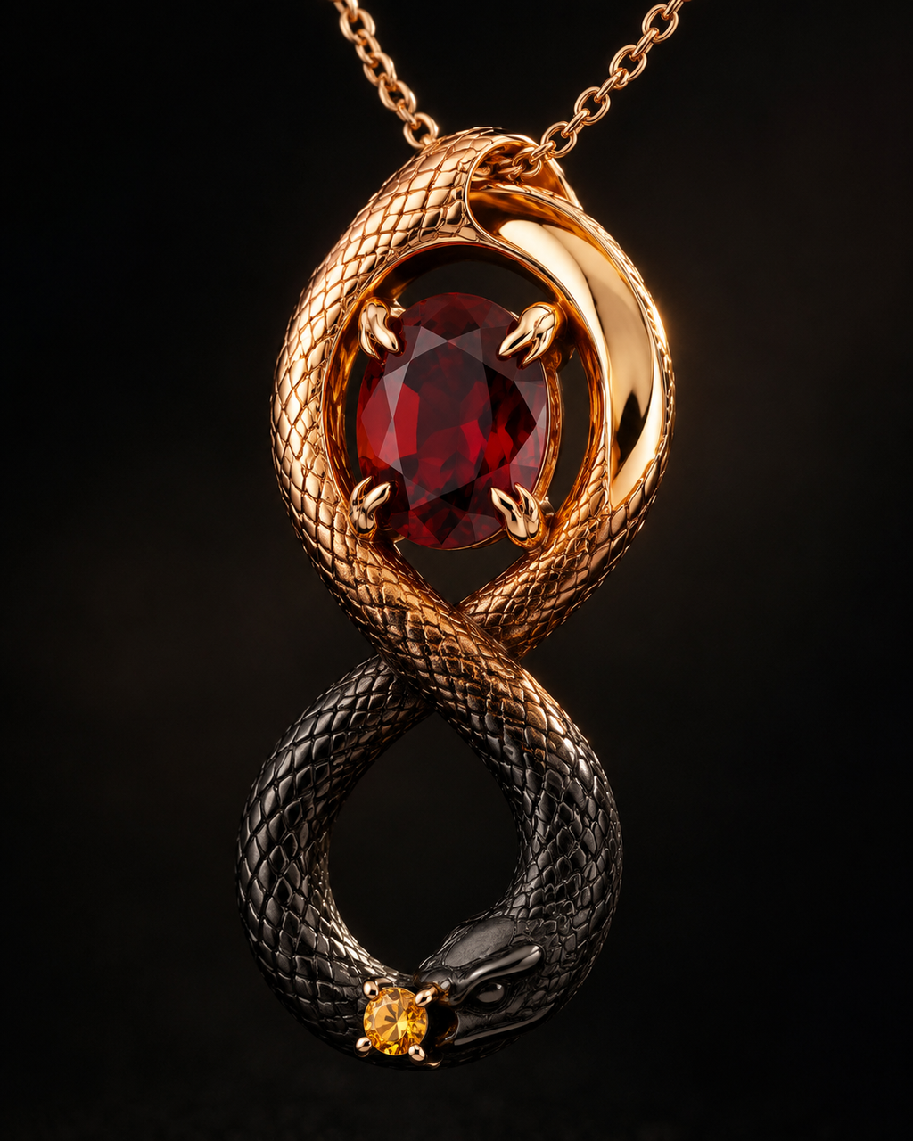 Nisaba Deep Ledger Scorpio Wealth Necklace 2
