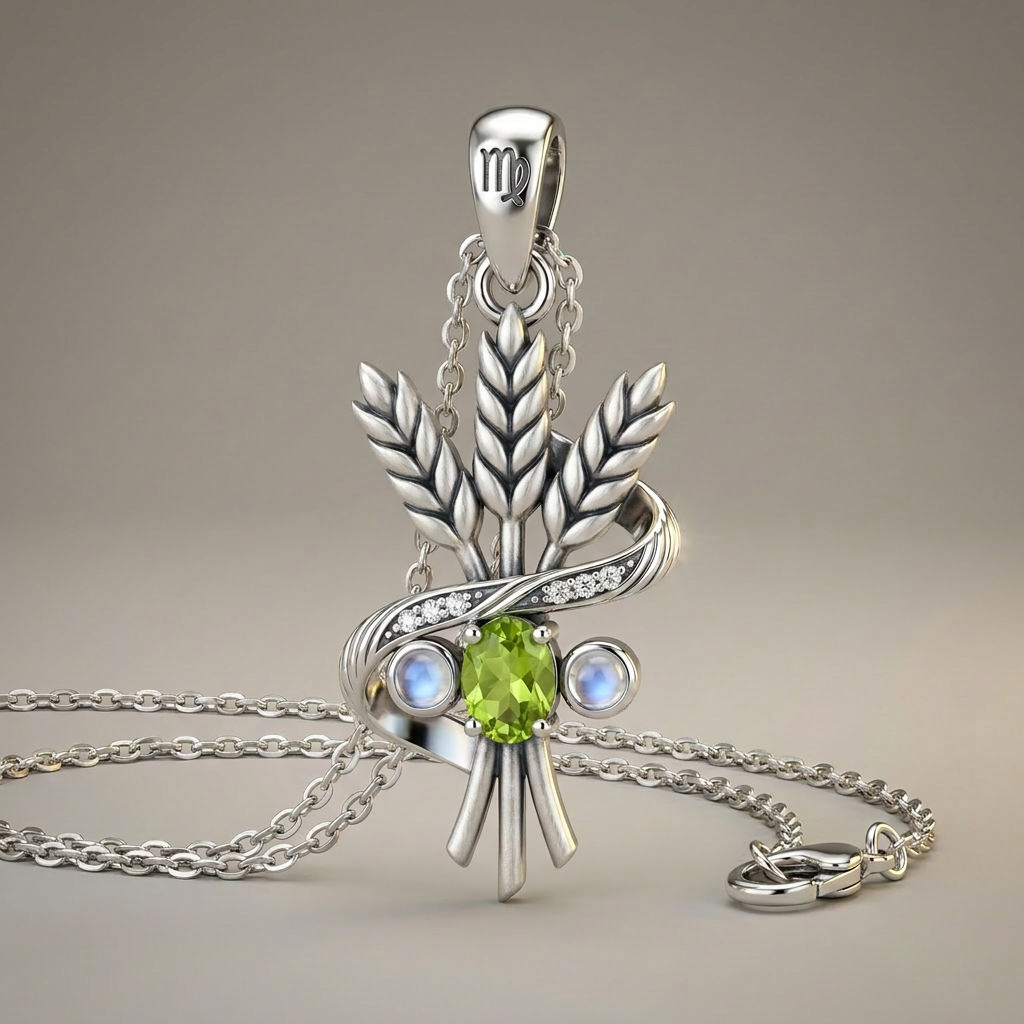 The Albedo Amulet — Virgo Wellness Pendant 2