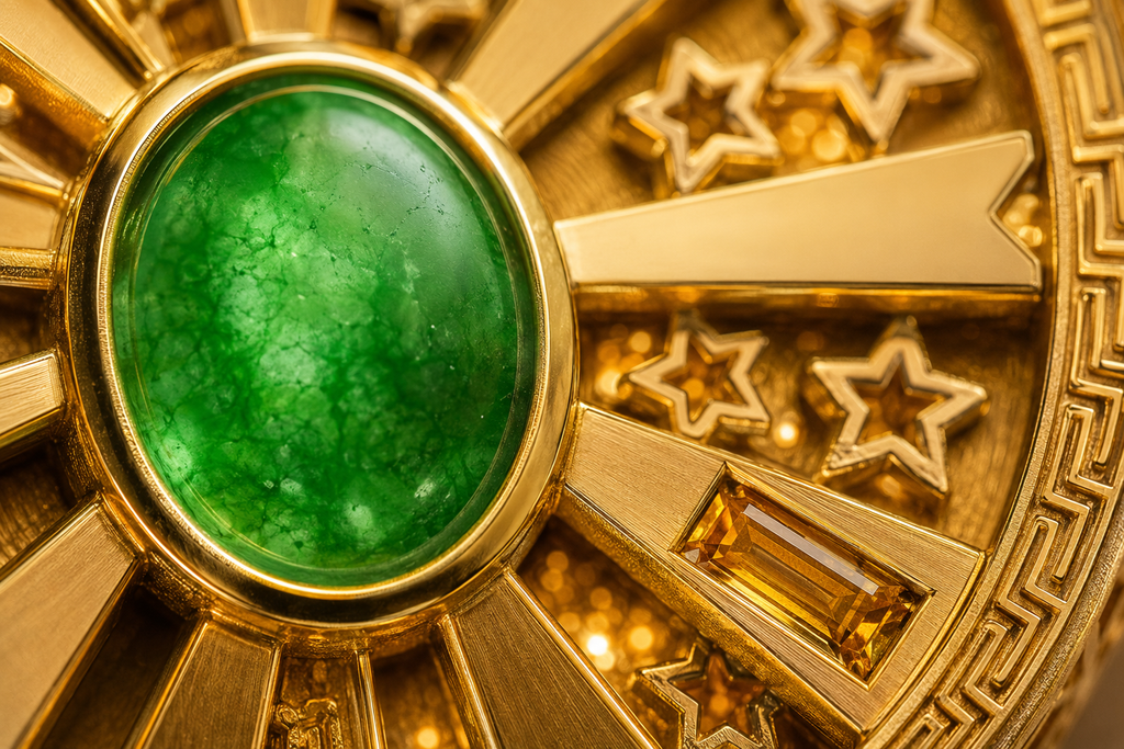Chryseia — The Libra Golden Wheel Pendant 3