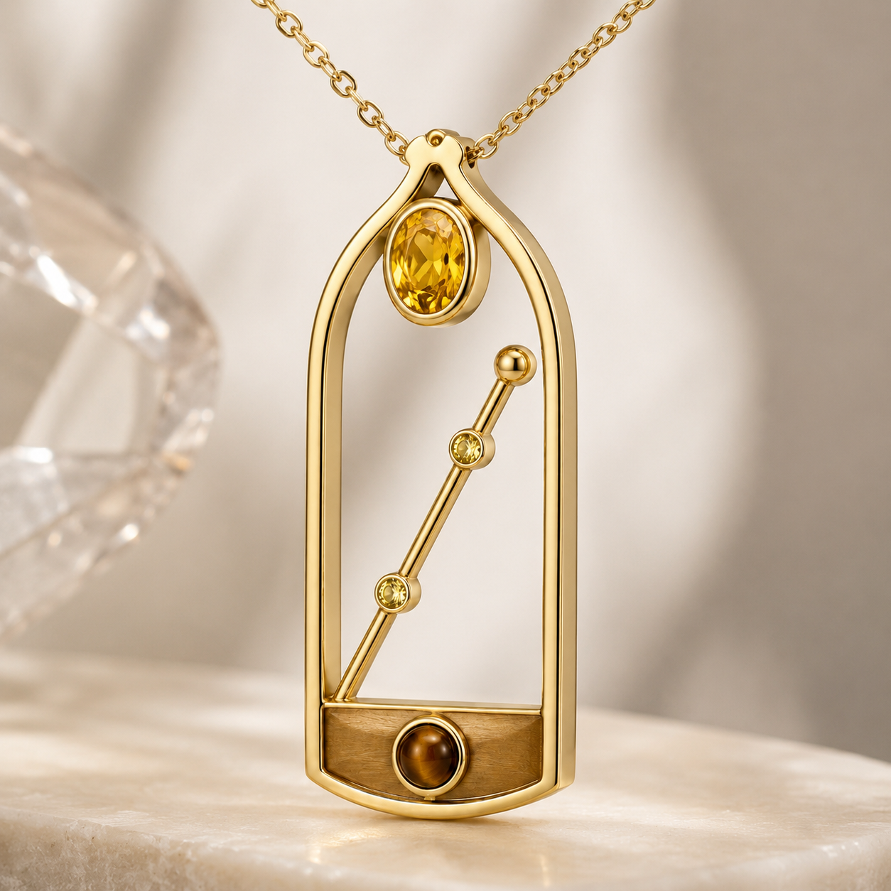 Fortuna Arcus — The Sagittarius Prosperity Gate Necklace 4