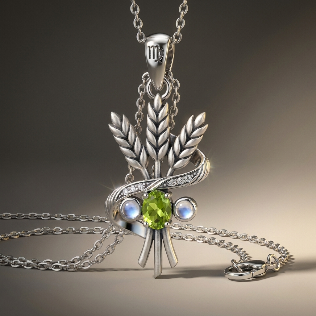 The Albedo Amulet — Virgo Wellness Pendant 6